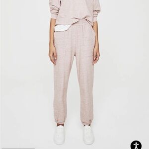 AG Adriano Goldschmied Nova Sweatpants in Heather Pink - Size S